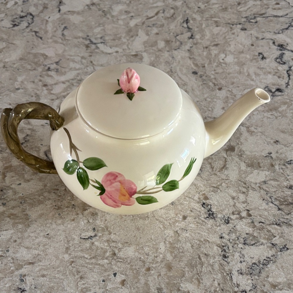 Vintage Authentic Franciscan Desert Rose Teapot